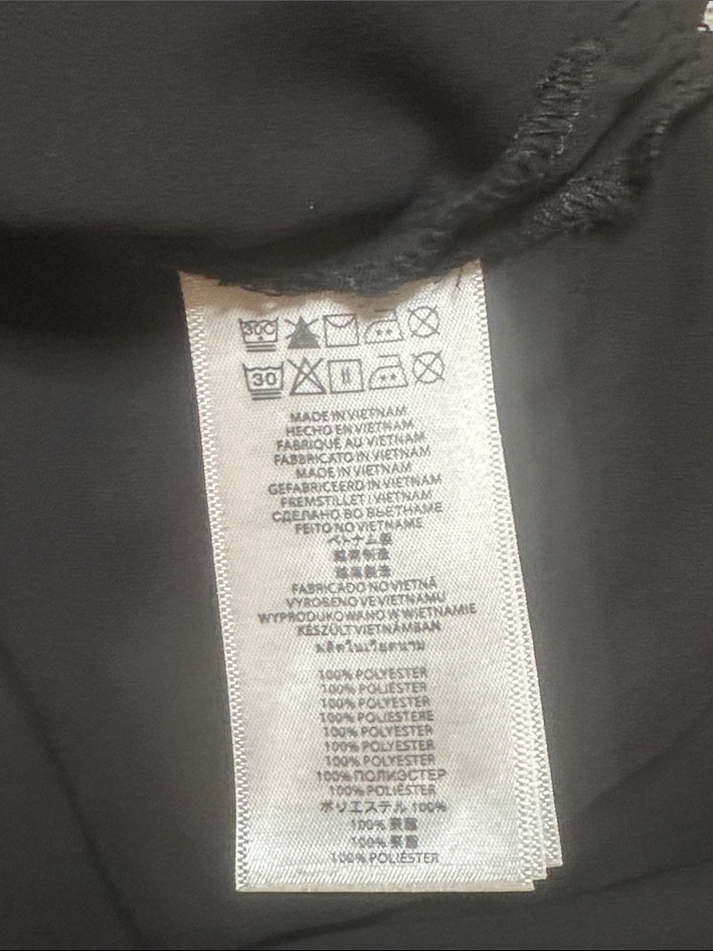 EUC MICHAEL Michael Kors Black Coat with Cream Label, L - Picture 9 of 9